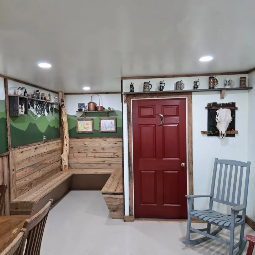 corner booth